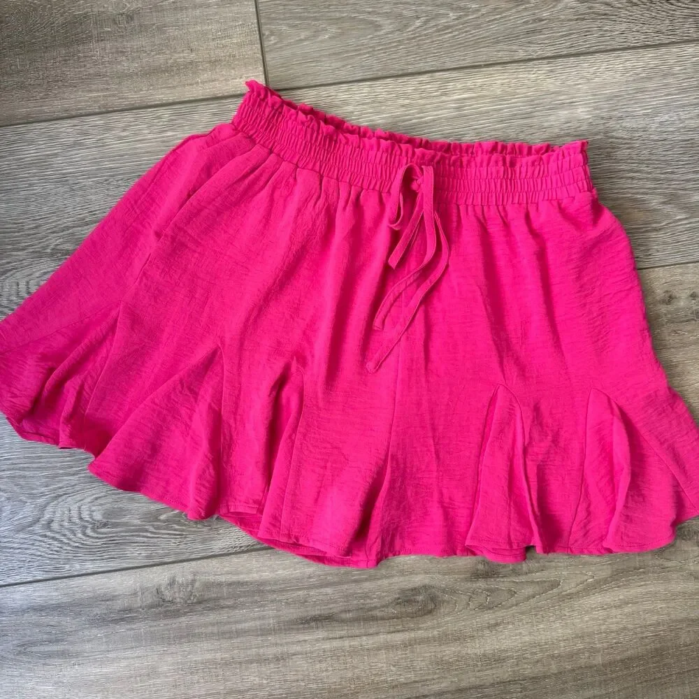 Boutique Hot Pink Skort